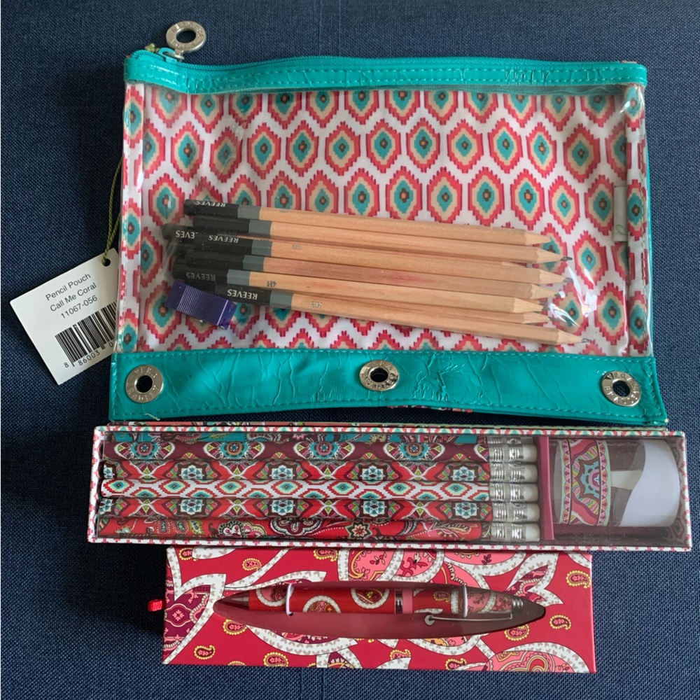 Vera Bradley school supplies NWT
